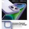 TORRAS Shockproof for iPhone 15 Plus Case & iPhone 14 Plus Case [Military Grade Drop Tested] Shockproof Protective Black Hard Back Slim Case for iPhone 15 Plus 6.7”, Lavender Purple-Guardian Series