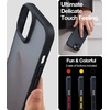 TORRAS Shockproof for iPhone 15 Plus Case & iPhone 14 Plus Case [Military Grade Drop Tested] Shockproof Protective Black Hard Back Slim Case for iPhone 15 Plus 6.7”, Frosted Black-Guardian Series