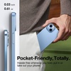 TORRAS Slim Fit Designed for iPhone 14 Plus Case [Thin As no Case on] [Velvety Touch] Anti-Scratch Protection Durable Ultra Thin Phone Case for iPhone 14 Plus 2022 6.7 inch, Light Blue