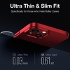 TORRAS Slim Fit Designed for iPhone 14 Plus Case [Thin as No Case on] Hard Plastic Durable Phone Cover Case for iPhone 14 Plus 2022 6.7 inch 2022 Released, OriginFit Series, Red