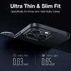 TORRAS Slim Fit Designed for iPhone 14 Pro Max Case 6.7 inch, Ultra-Thin 14 Pro Max Case 2022, Lightweight Hard PC Cover Phone Cases, Black, OriginFit | 6.7 inch(1-Matte Black)