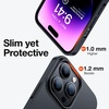 TORRAS Slim Fit Designed for iPhone 14 Pro Max Case 6.7 inch, Ultra-Thin 14 Pro Max Case 2022, Lightweight Hard PC Cover Phone Cases, Black, OriginFit | 6.7 inch(1-Matte Black)