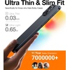 TORRAS Slim Fit Designed for iPhone 15 Case, [Ultra Thin as No Case on][Velvety Touch] Sturdy Protective Cover with Anti-Scratch Hard Plastic Super Slim Phone Case for iPhone 15 (6.1″), Black(1 Black)