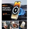 TORRAS Stronger Magnetic for iPhone 13 Pro Case, 12FT Military Grade Drop Tested, Compatible with MagSafe, Slim Protective Matte Silicone for iPhone 13 Pro Phone Case 6.1”, Translucent Black(Clear)
