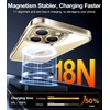 TORRAS Stronger Magnetic for iPhone 13 Pro Case, 12FT Military Grade Drop Tested, Compatible with MagSafe, Slim Protective Matte Silicone for iPhone 13 Pro Phone Case 6.1”, Translucent Black(Clear)