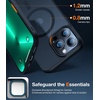 TORRAS Stronger Magnetic for iPhone 13 Pro Case, 12FT Military Grade Drop Tested, Compatible with MagSafe, Slim Protective Matte Silicone for iPhone 13 Pro Phone Case 6.1”, Translucent Black(Black a)