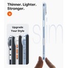 TORRAS Stronger Magnetic for iPhone 13 Pro Case, 12FT Military Grade Drop Tested, Compatible with MagSafe, Slim Protective Matte Silicone for iPhone 13 Pro Phone Case 6.1”, Translucent Black(Clear c)