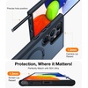 TORRAS Upgraded Magnetic Ring Stand for Samsung Galaxy S24 Ultra Case, [Fit for Magsafe], Military Grade Drop Tested Shockproof Translucent Slim Protective Phone Case for Samsung S24 Ultra Case, Black(Black)