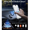TORRAS for iPhone 13 Pro Max Case Translucent Black | Strong Magnetic & Seamless Stand, Fit for MagSafe, Military-Grade Drop Protection, Sturdy Adjustable Built-in Kickstand, Slim Matte Finish(Clear)