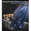 TORRAS for iPhone 13 Pro Max Case Translucent Black | Strong Magnetic & Seamless Stand, Fit for MagSafe, Military-Grade Drop Protection, Sturdy Adjustable Built-in Kickstand, Slim Matte Finish(Deep Blue)