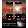 TORRAS for iPhone 17 Pro Camera Lens Protector, [Metal Frame] with Military Grade 9H+ Tempered Glass, Full Coverage, Anti-Scratch, 12 FT Shatterproof, Case Friendly, One-Piece, Deep Blue, 1 Pack(Silver)