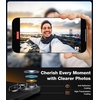 TORRAS iPhone 15 Pro Max/15 Pro Camera Lens Protector, Black Titanium(Black Titanium)