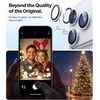 TORRAS iPhone 15 Pro Max/15 Pro Camera Lens Protector, Black Titanium(Silver)