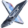TORRAS Magnetic Slim Fit Case for iPhone 17 Pro Max Thin Matte Black | Fit for MagSafe, Matte Hard Bayer PC Material, Anti-scratch, 6.9-inch OriginFit, Ultra Slim Lightweight Protective Hard Cover(4-Diamond Clear)