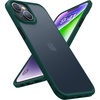 TORRAS Shockproof for iPhone 15 Plus Case & iPhone 14 Plus Case [Military Grade Drop Tested] Shockproof Protective Black Hard Back Slim Case for iPhone 15 Plus 6.7”, Forest Green-Guardian Series