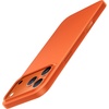 TORRAS Slim Fit for iPhone 12 Case/for iPhone 12 Pro Case, Slim Yet Protective, Lightweight Matte Anti-Scratch Hard PC Cover for iPhone 12 Slim 6.1 inch 2020, Black(Cosmic Orange)