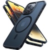 TORRAS Stronger Magnetic for iPhone 13 Pro Case, 12FT Military Grade Drop Tested, Compatible with MagSafe, Slim Protective Matte Silicone for iPhone 13 Pro Phone Case 6.1”, Translucent Black(Black a)