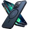 TORRAS Stronger Magnetic for iPhone 13 Pro Case, 12FT Military Grade Drop Tested, Compatible with MagSafe, Slim Protective Matte Silicone for iPhone 13 Pro Phone Case 6.1”, Translucent Black(Translucent Black)
