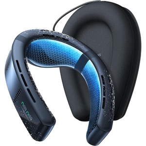 TORRAS COOLiFY 2025 Cyber AI Neck Air Conditioner, Ultimate Immersive Cooling Portable Neck Fan【No.1 Coolest & Max Cooling Area】 Neck Cooler Neck Fans that Blow Cold Air Rechargeable for Gifts(Jet Black)