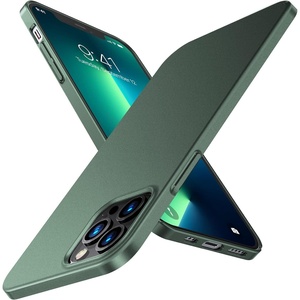 TORRAS Slim Fit Compatible for iPhone 12 Pro Max Case Ultra-Thin [2nd Gen] Lightweight Full Protection Hard Plastic for iPhone 12 Pro Max Phone Case with Perfect Grip 6.7″, Christmas Tree Green