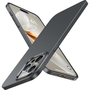 TORRAS Slim Fit Designed for iPhone 15 Pro Max Case 6.7 inch, Ultra-Thin 15 Pro Max Case 2023, Lightweight Hard PC Cover Phone Cases for iPhone 15 Pro Max Phone Case Gray, OriginFit(Moon Gray)