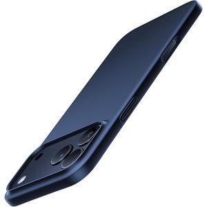 TORRAS Slim Fit for iPhone 12 Case/for iPhone 12 Pro Case, Slim Yet Protective, Lightweight Matte Anti-Scratch Hard PC Cover for iPhone 12 Slim 6.1 inch 2020, Black(Deep Blue)