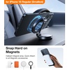 TORRAS Magnetic Slim Fit for iPhone 16 Case 6.1 inch, Ultra Thin Black | Fit for MagSafe, Silk-smooth Velvet Feel, Lightweight Anti-Scratch Matte Hard PC Cove iPhone 16 Case 6.1 inch(Black)
