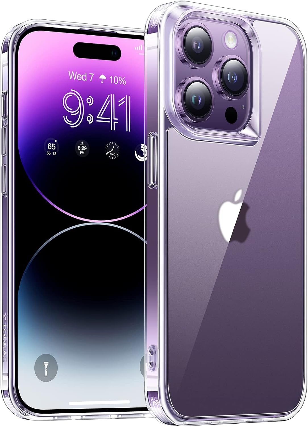 image:imageTORRAS Shockproof for iPhone 15 ProMax Case Gray 12FT Military Grade Drop Tested Translucent Slim Protective Matte Hard Plastic Back Phone Case for iPhone 15 Pro Max Case 67 5G Guardian GreyClear