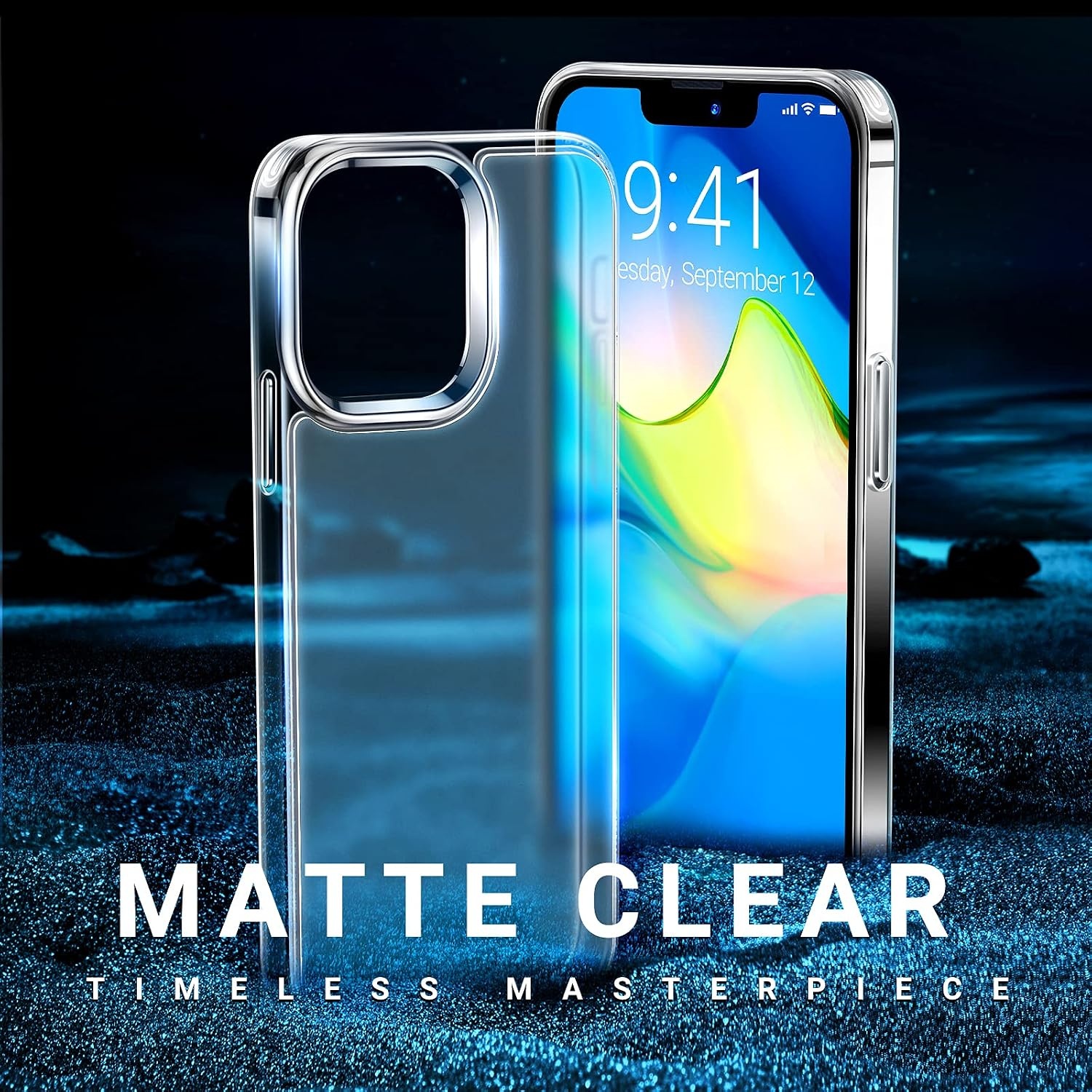image:imageTORRAS Shockproof for iPhone 15 ProMax Case Gray 12FT Military Grade Drop Tested Translucent Slim Protective Matte Hard Plastic Back Phone Case for iPhone 15 Pro Max Case 67 5G Guardian GreyClear