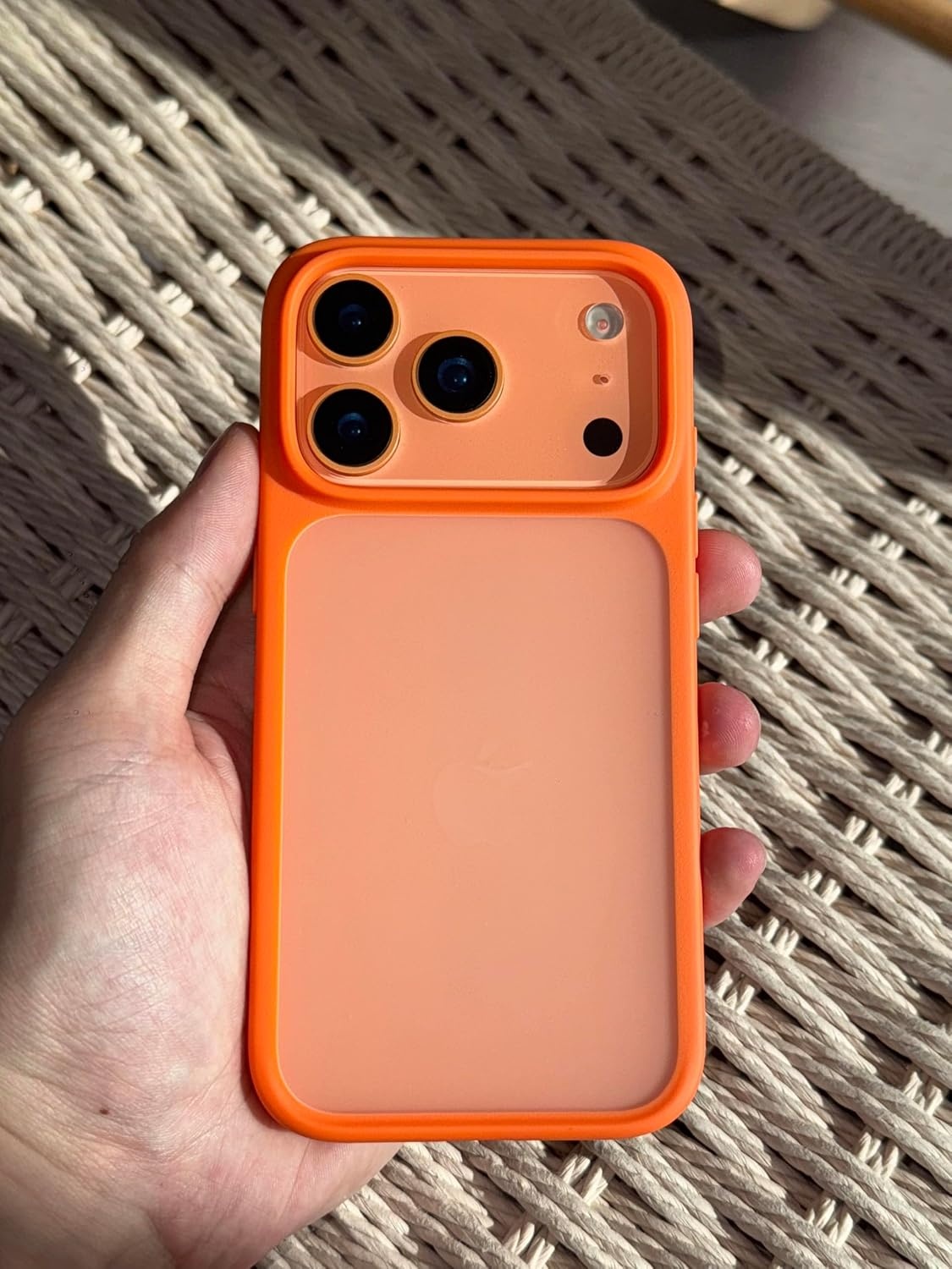 image:imageTORRAS Shockproof for iPhone 15 ProMax Case Gray 12FT Military Grade Drop Tested Translucent Slim Protective Matte Hard Plastic Back Phone Case for iPhone 15 Pro Max Case 67 5G Guardian GreyCosmic Orange