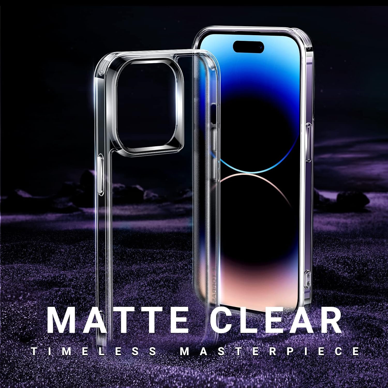 image:imageTORRAS Shockproof for iPhone 15 ProMax Case Gray 12FT Military Grade Drop Tested Translucent Slim Protective Matte Hard Plastic Back Phone Case for iPhone 15 Pro Max Case 67 5G Guardian GreyClear