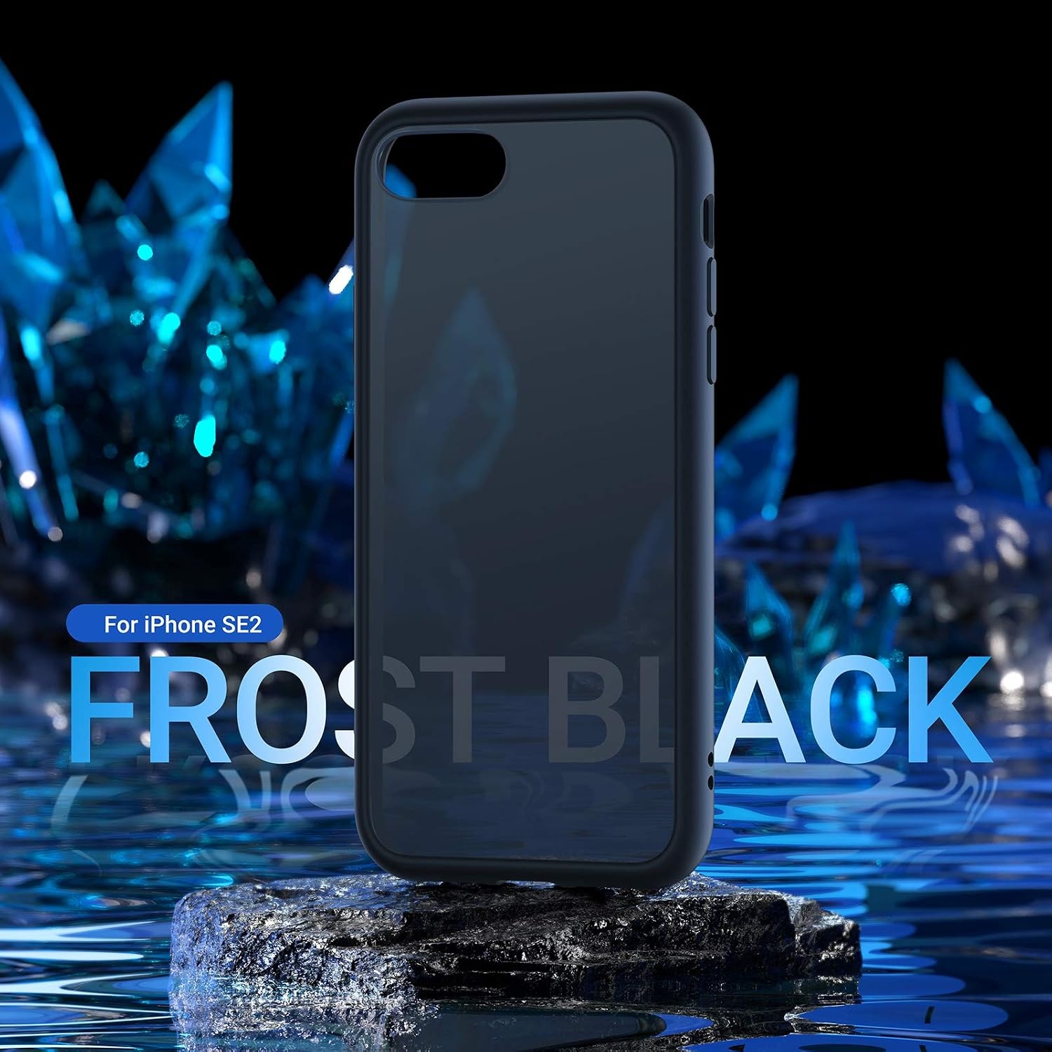 image:imageTORRAS Shockproof for iPhone 15 ProMax Case Gray 12FT Military Grade Drop Tested Translucent Slim Protective Matte Hard Plastic Back Phone Case for iPhone 15 Pro Max Case 67 5G Guardian GreyFrost Black
