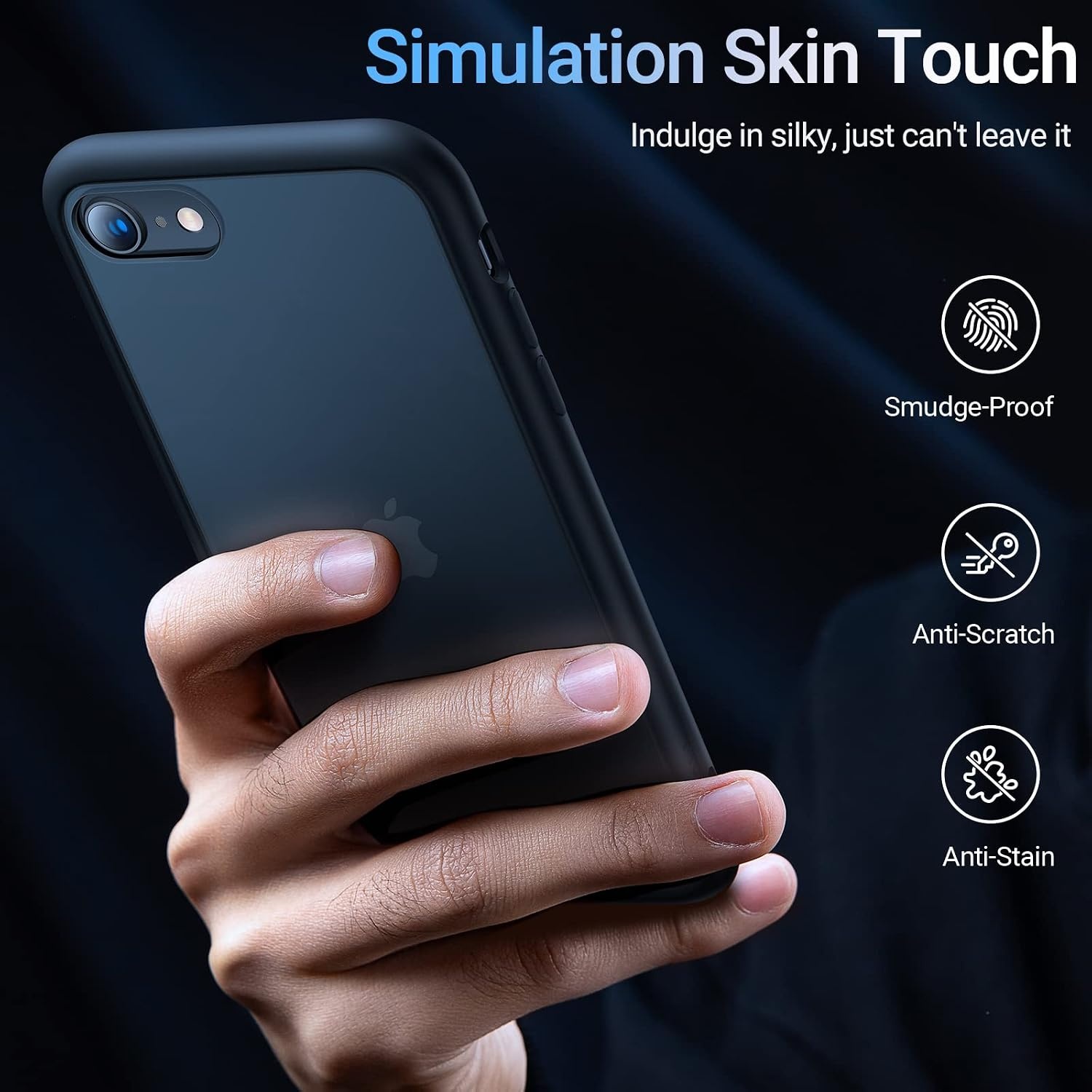 image:imageTORRAS Shockproof for iPhone 15 ProMax Case Gray 12FT Military Grade Drop Tested Translucent Slim Protective Matte Hard Plastic Back Phone Case for iPhone 15 Pro Max Case 67 5G Guardian GreyFrost Black