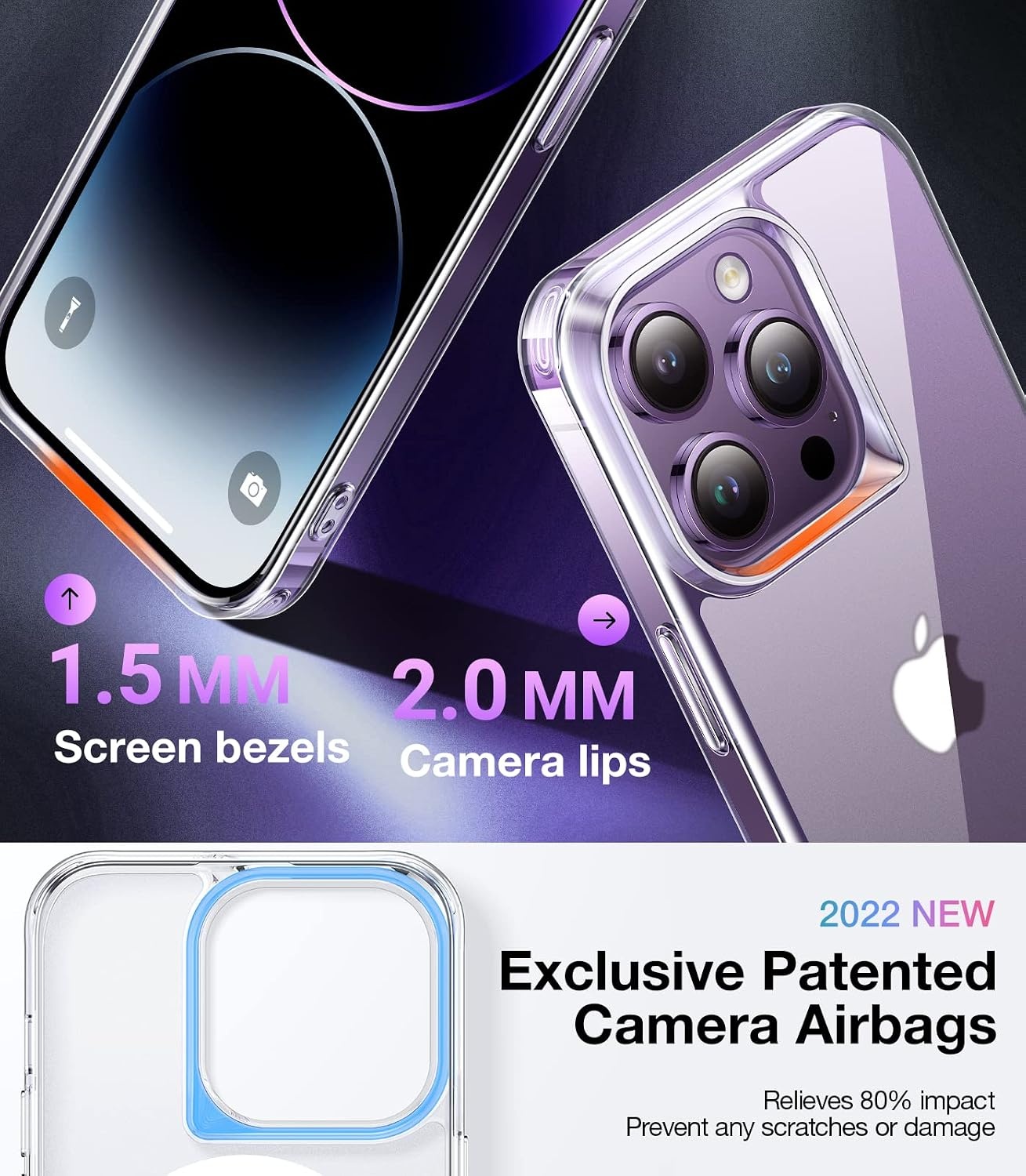 image:imageTORRAS Shockproof for iPhone 15 ProMax Case Gray 12FT Military Grade Drop Tested Translucent Slim Protective Matte Hard Plastic Back Phone Case for iPhone 15 Pro Max Case 67 5G Guardian GreyClear