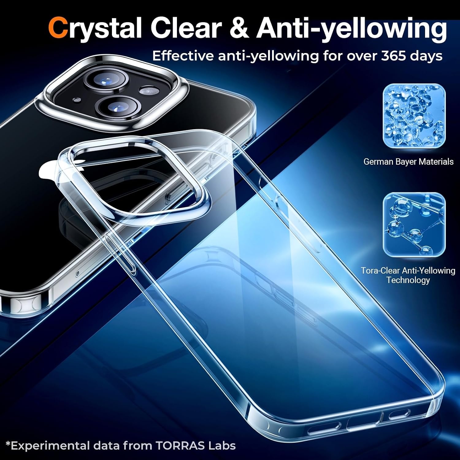image:imageTORRAS Shockproof for iPhone 15 ProMax Case Gray 12FT Military Grade Drop Tested Translucent Slim Protective Matte Hard Plastic Back Phone Case for iPhone 15 Pro Max Case 67 5G Guardian GreyClear