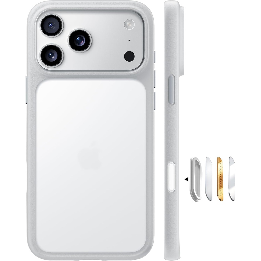 image:imageTORRAS Shockproof for iPhone 15 ProMax Case Gray 12FT Military Grade Drop Tested Translucent Slim Protective Matte Hard Plastic Back Phone Case for iPhone 15 Pro Max Case 67 5G Guardian GreyGrey